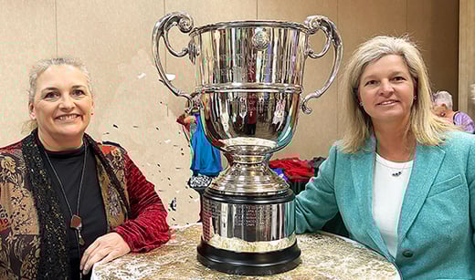 Clarriss Dawn and Trophy